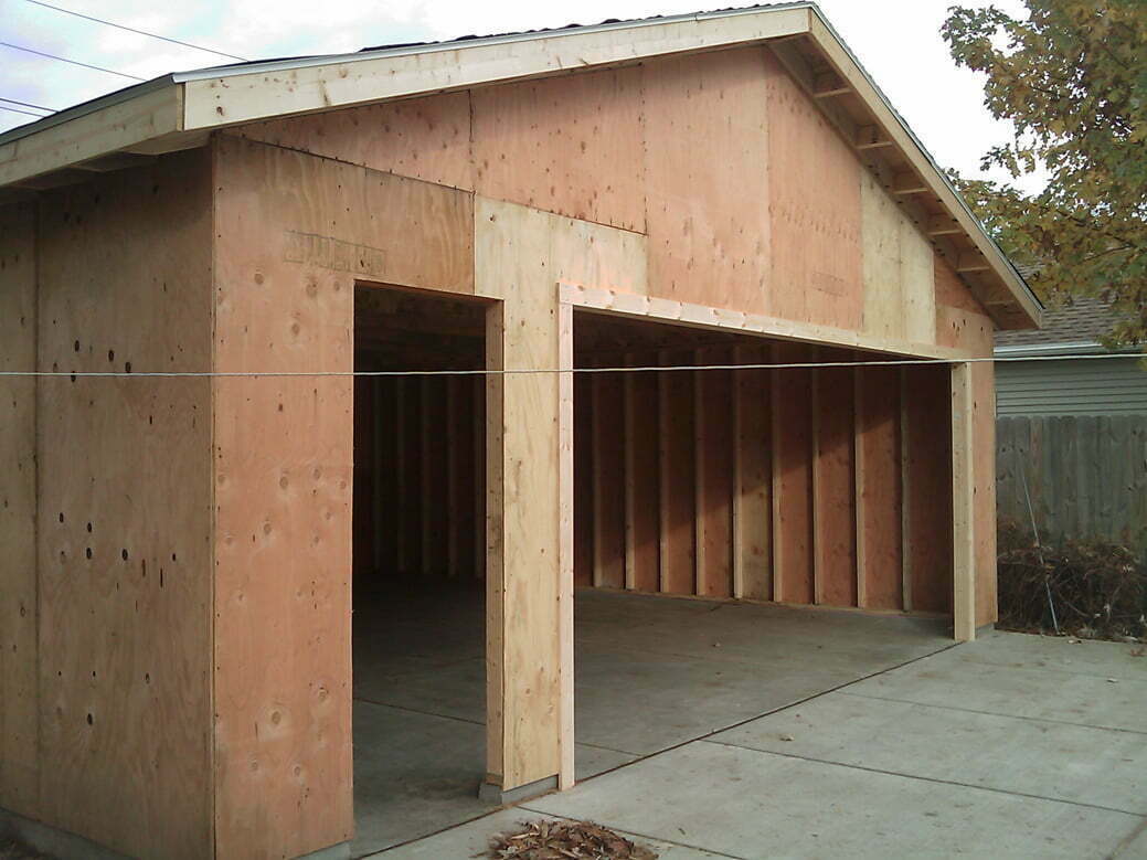 Constructing a new garage