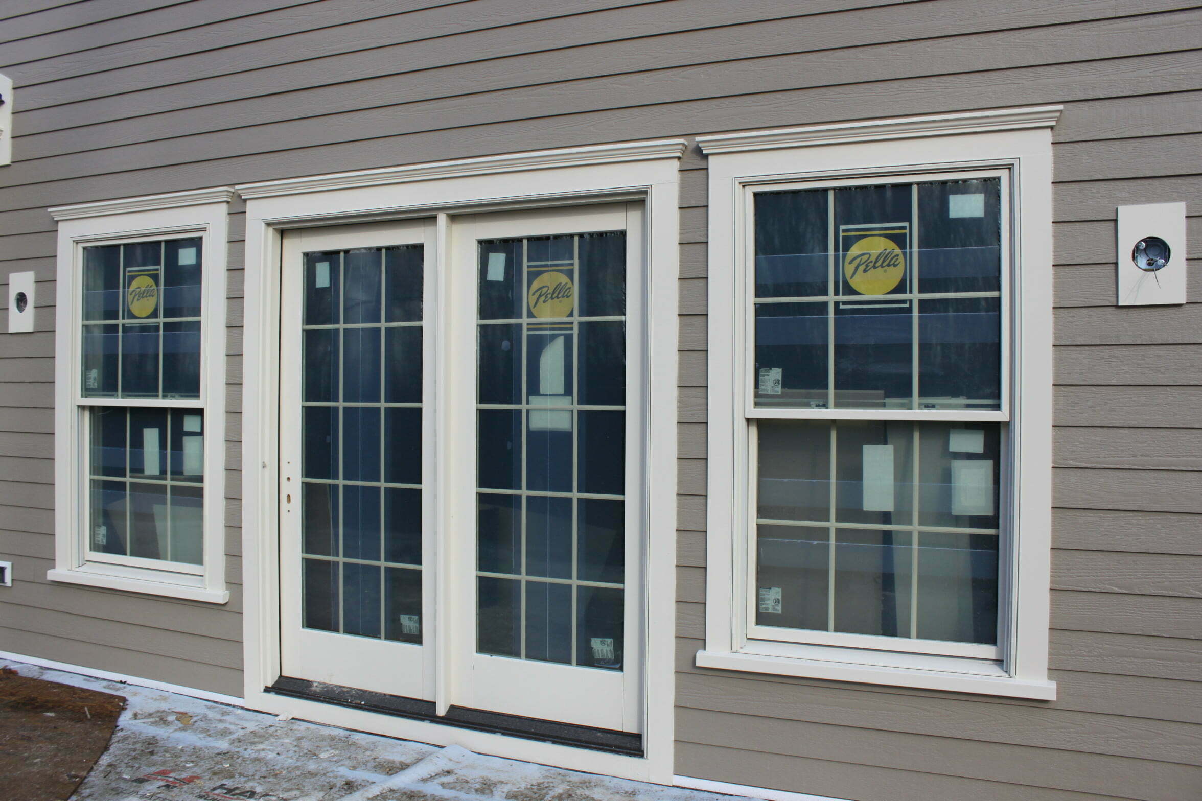 Updated trim on house
