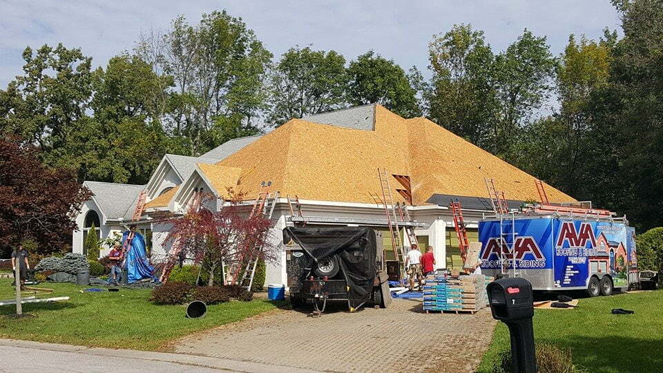 Roofing installation in williamsville,ny